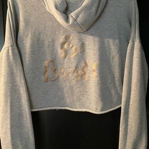 Crop top hoodie